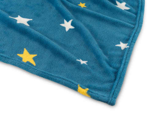 dětská deka v modrém provedení