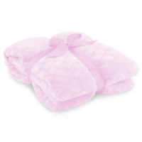 Krásně hřejivá deka v růžovém provedení