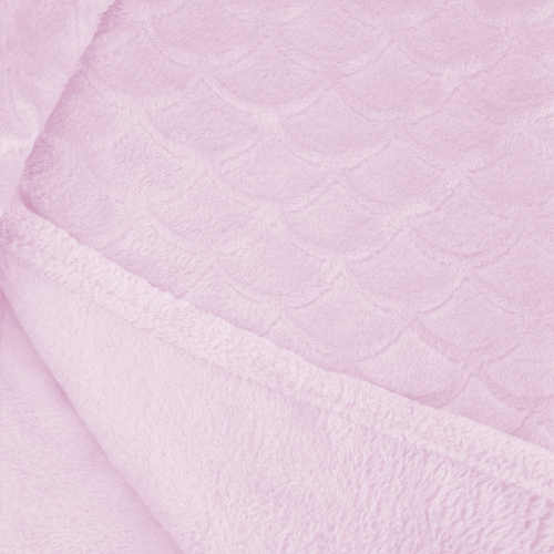 měkká hřejivá růžová deka