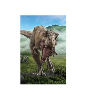 Fleecová deka s motivem Jurský park Tyranosaurus Rex